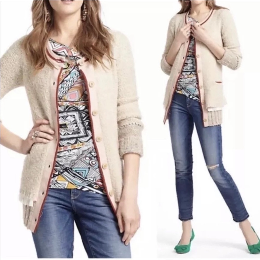Anthropologie Charlie and Robin Layered Cardigan